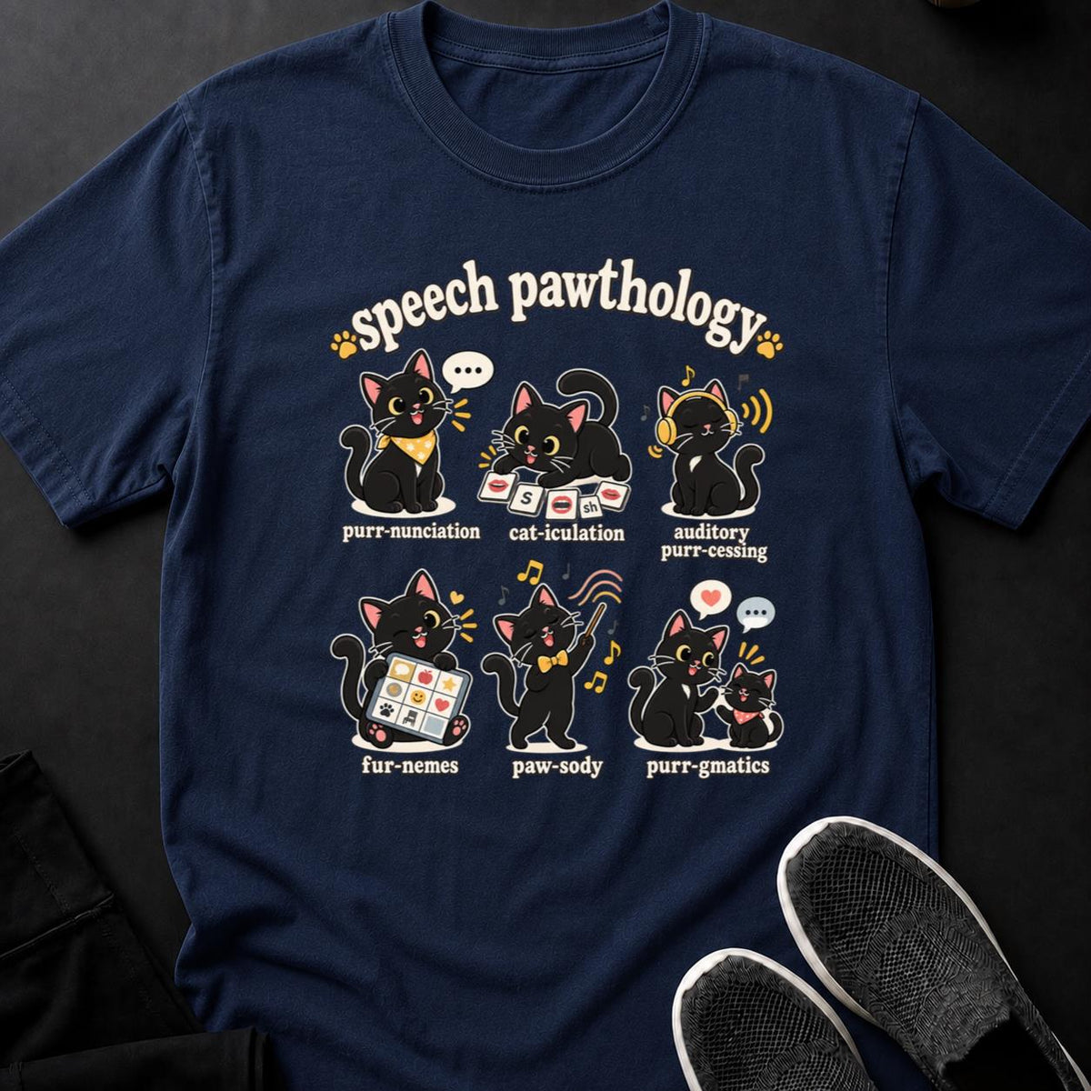 Speech Pawthology Cat Sticker Set