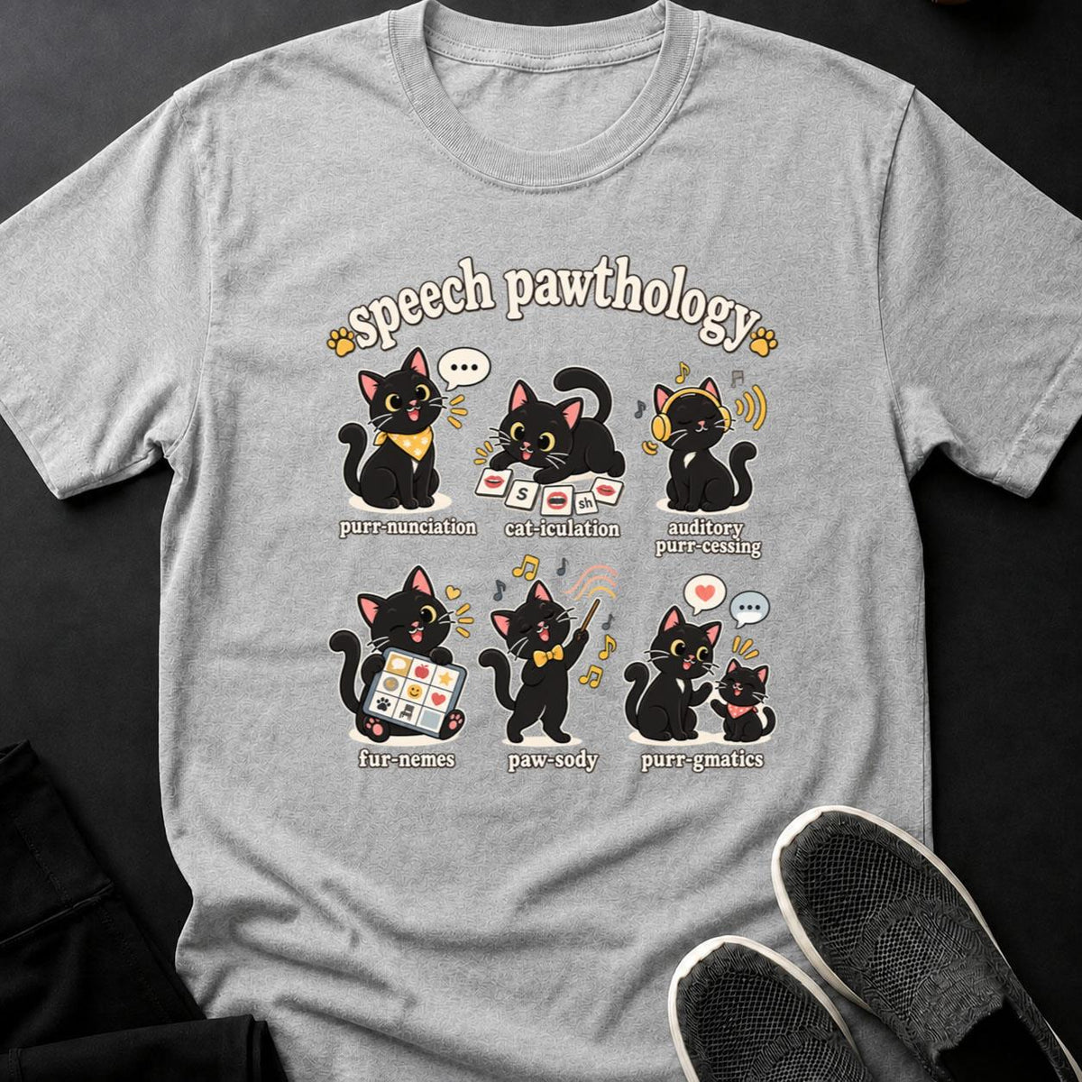 Speech Pawthology Cat Sticker Set