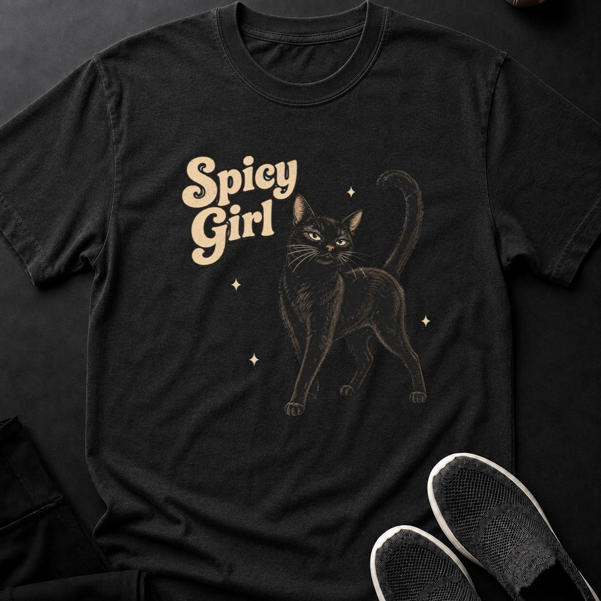 Spicy Girl Retro Cat Poster(1)