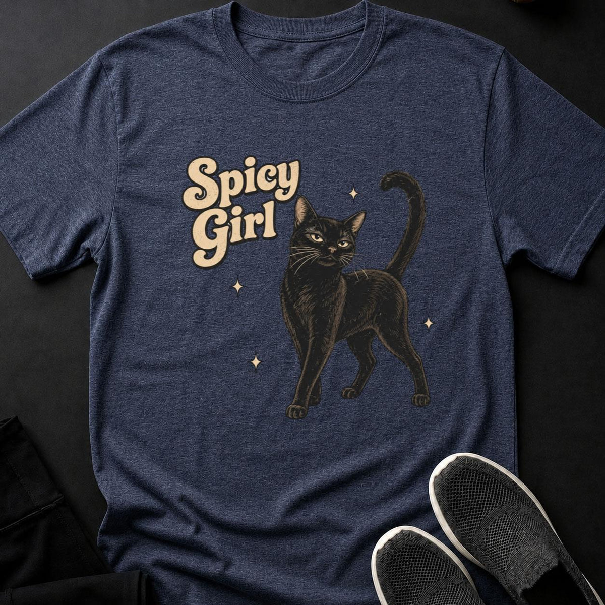 Spicy Girl Retro Cat Poster(1)