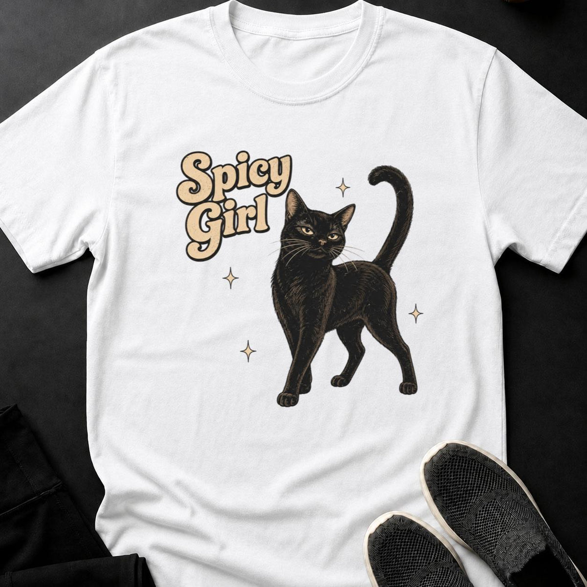 Spicy Girl Retro Cat Poster(1)