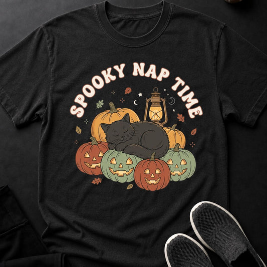 Spooky Nap Time Cat Tee