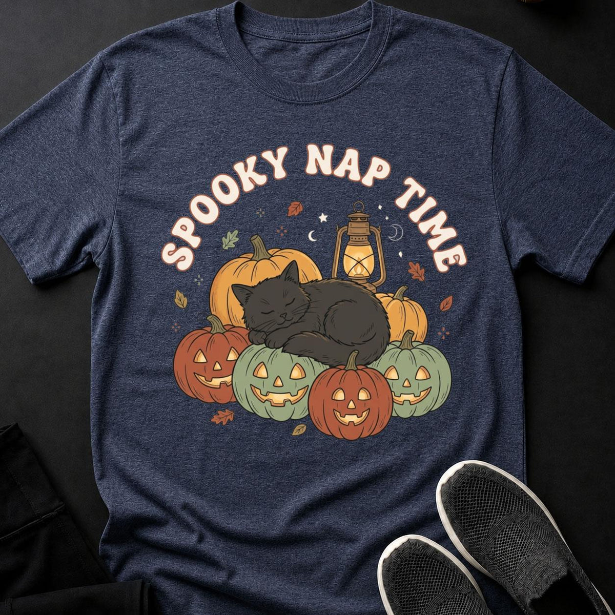 Spooky Nap Time Cat Tee