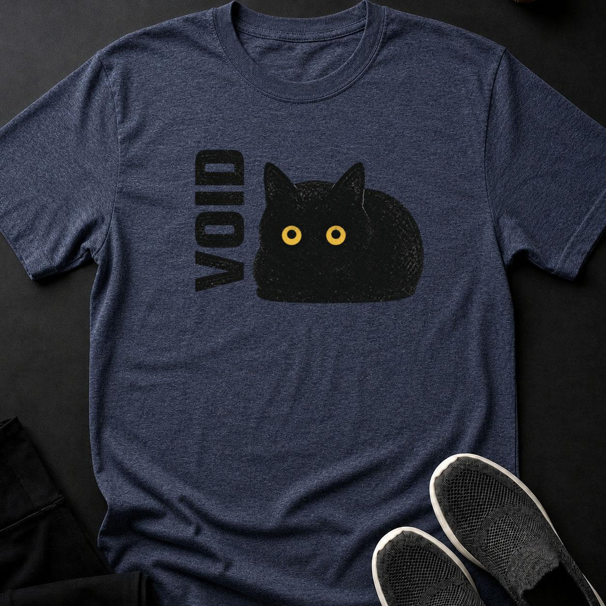 The Void Vintage Sparkle Cat Tee