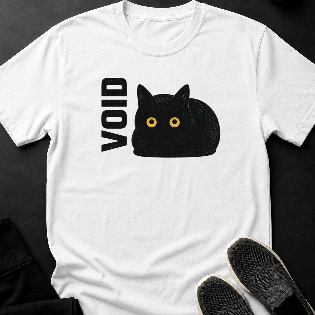 The Void Vintage Sparkle Cat Tee