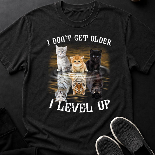 Tiny Cat Big Tiger Energy Tee