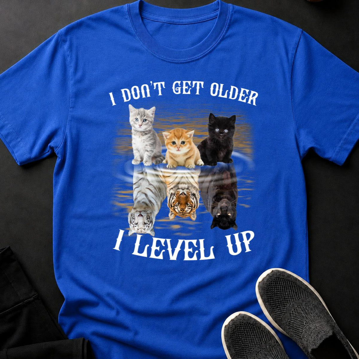 Tiny Cat Big Tiger Energy Tee