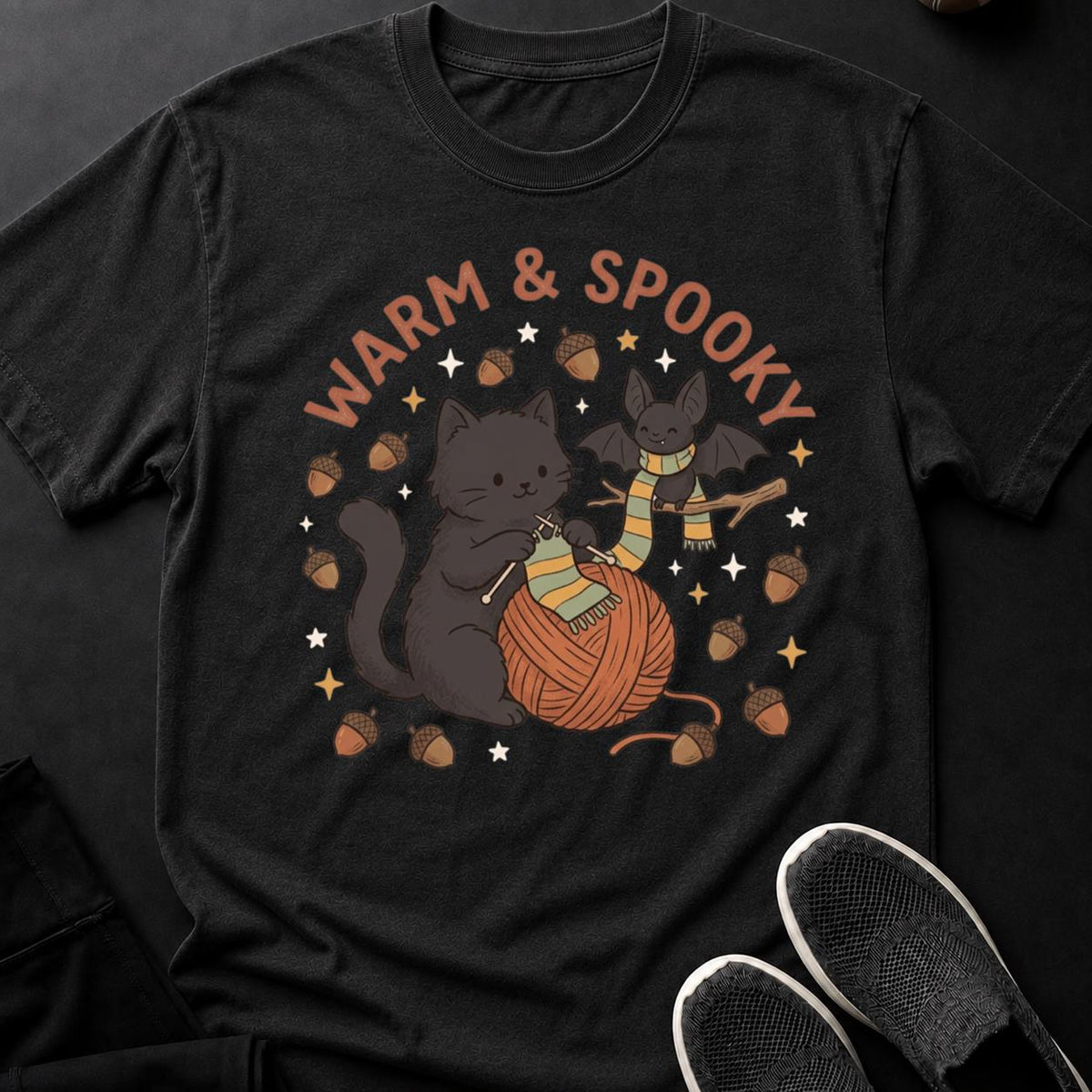 Warm & Spooky Cat Tee