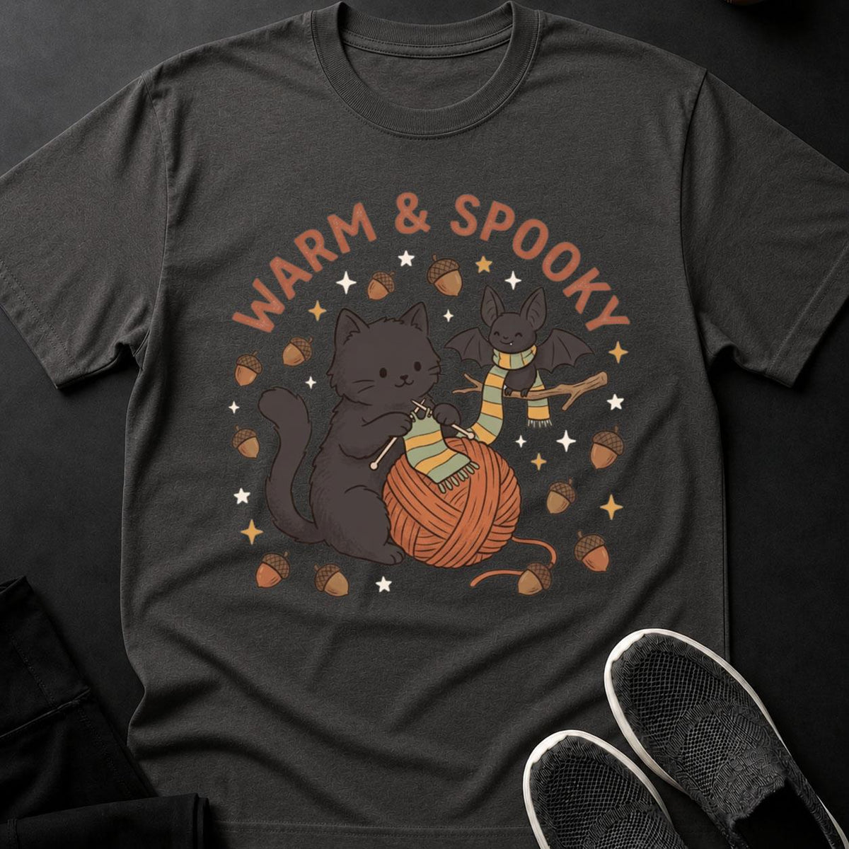 Warm & Spooky Cat Tee