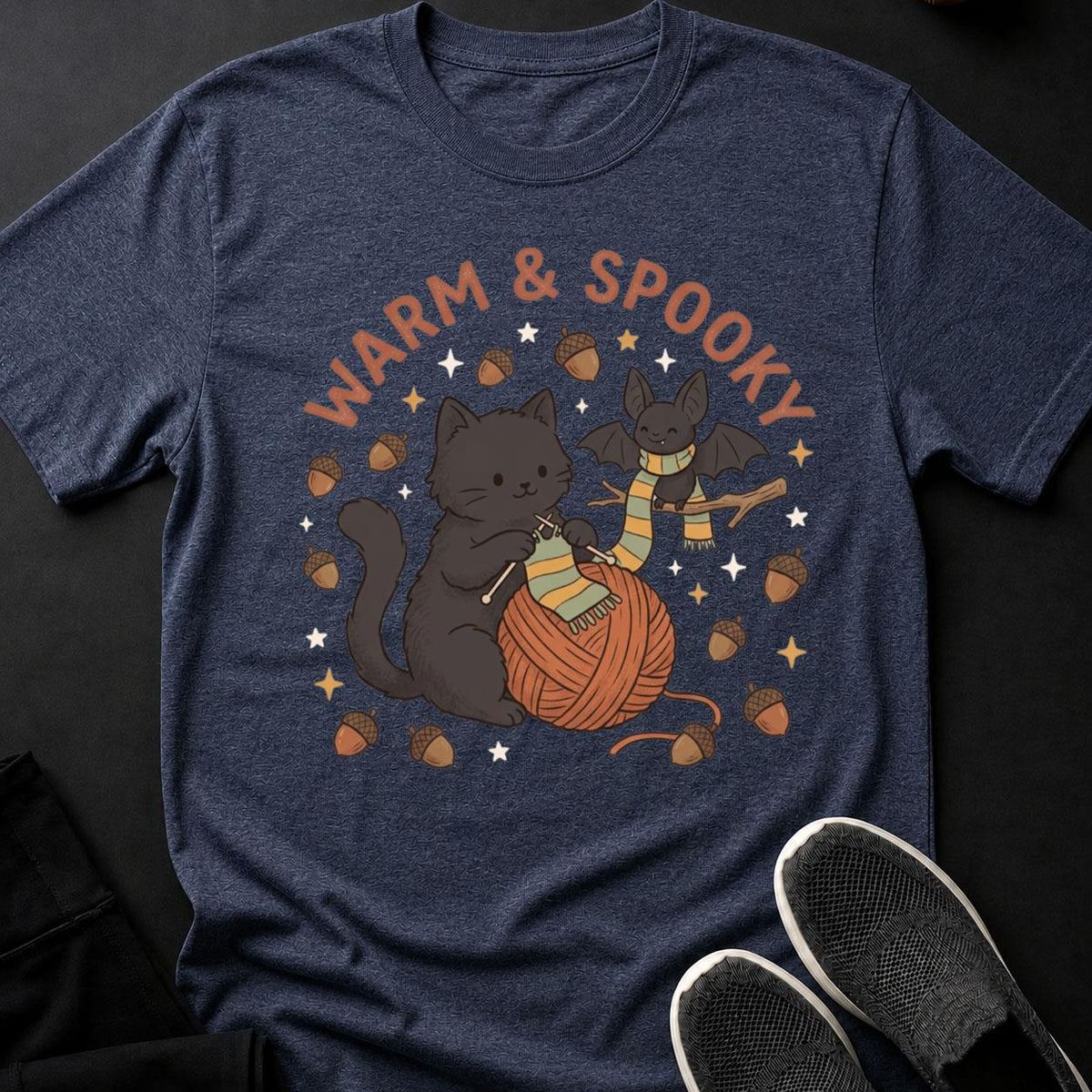 Warm & Spooky Cat Tee