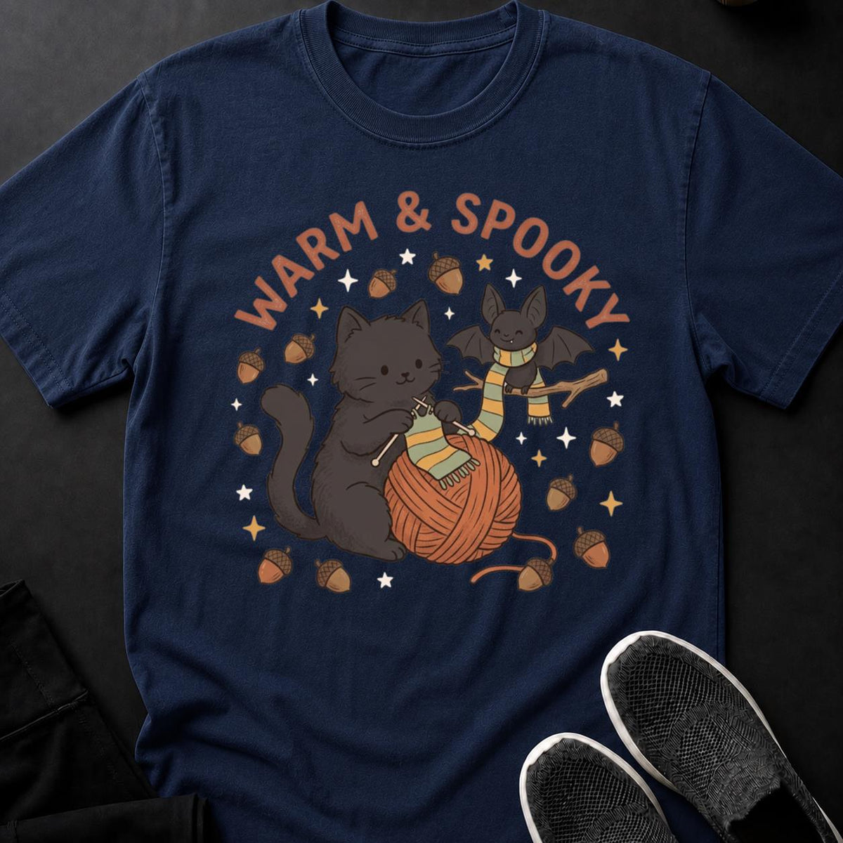 Warm & Spooky Cat Tee