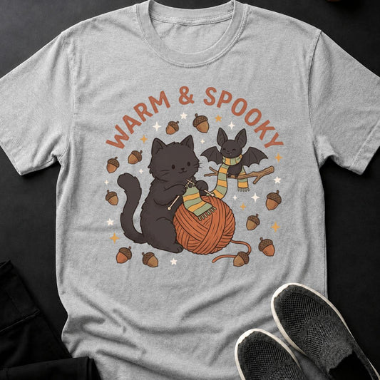 Warm & Spooky Cat Tee
