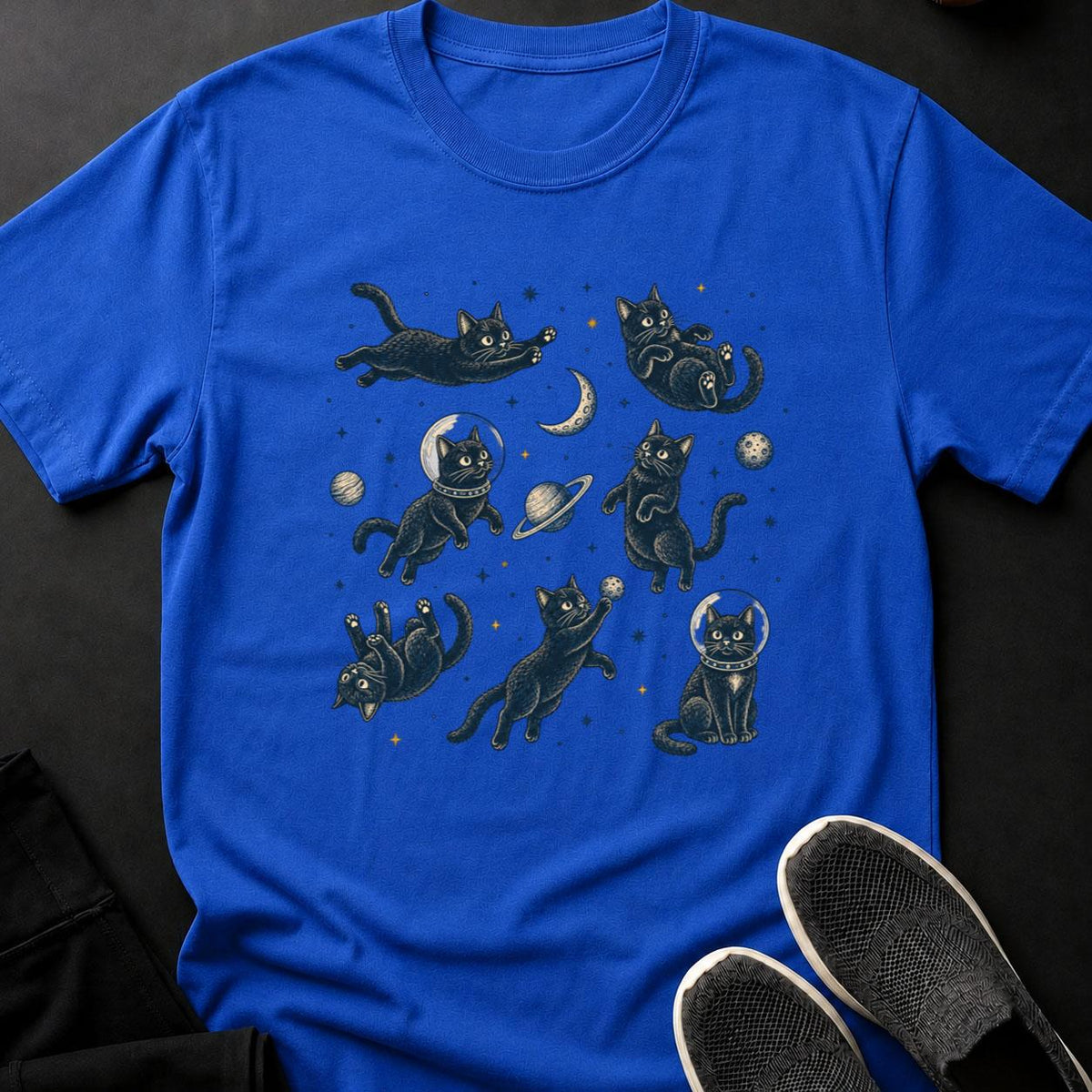 Whimsical Cats in Cosmic Orbit