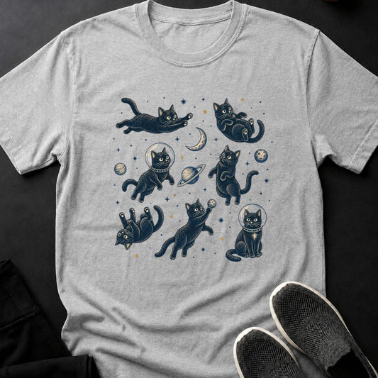 Whimsical Cats in Cosmic Orbit