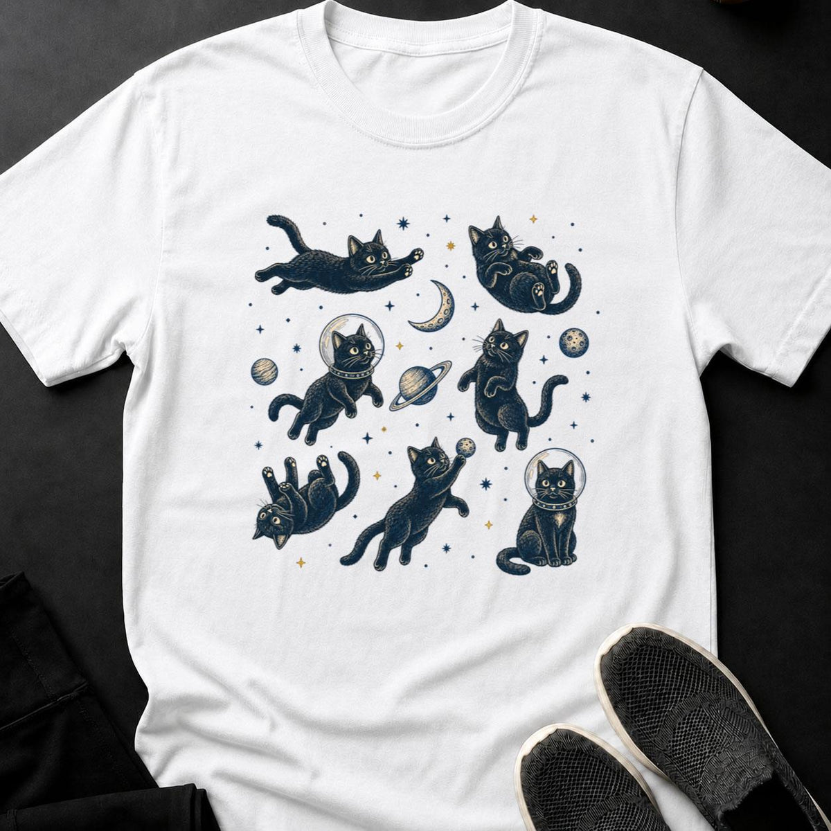 Whimsical Cats in Cosmic Orbit