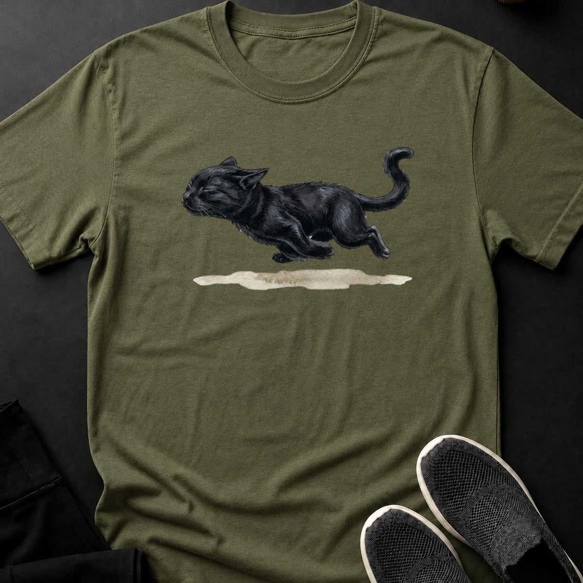 Zoomies Black Cat Shirt